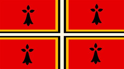 Flag of the Brittan-Norman United Republic (Brittany-Normandy) : r ...