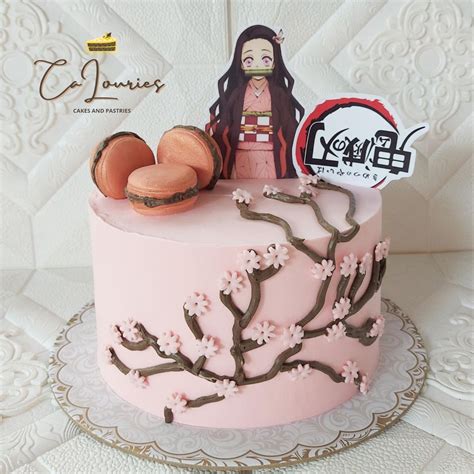 Nezuko (demon slayer) inspired cake🌸 in 2023 | Themed cakes, Cake