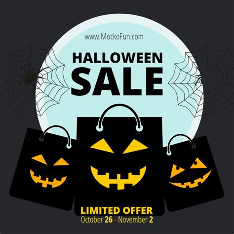 Instagram Template for Halloween Sales - MockoFUN