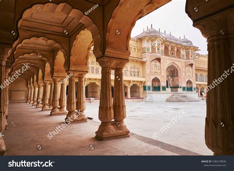 Amber Fort Amer Fort Mughal Architecture Stock Photo 1586378836 | Shutterstock