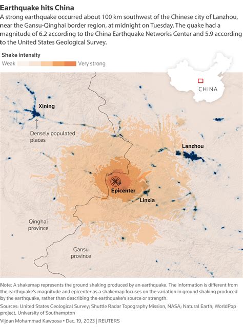 Homes collapse as earthquake kills more than 100 in China's rural Gansu ...