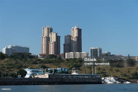 Maputo Skyline With Harbour In Foreground Stock Photo - Download Image ...