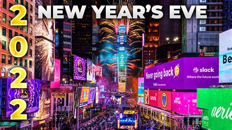 Full Times Square New Year's Eve 2022 Ball Drop & Countdown - YouTube