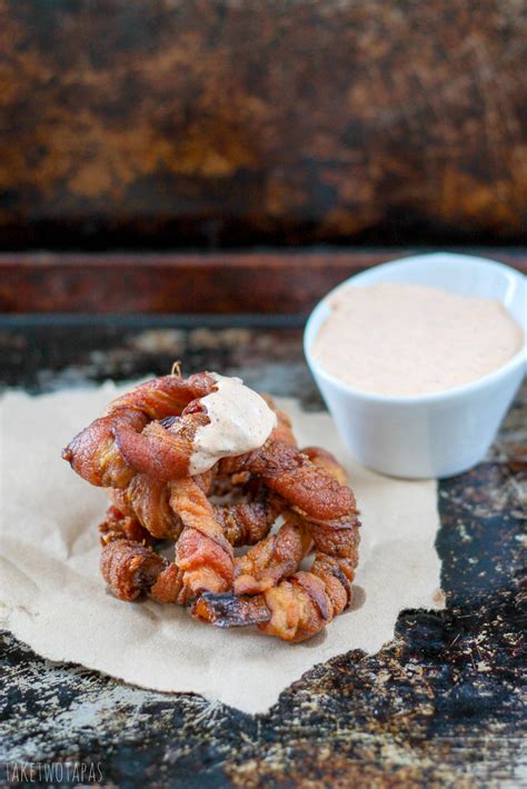 Bacon Wrapped Onion Rings recipe - A Dish of Daily Life | Recipe ...