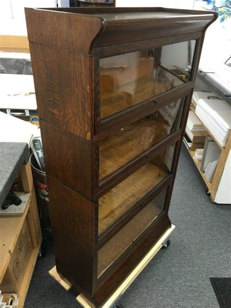 Antique Oak Barrister Bookcase c1881-1904 Four Stack 34x14x60h | Etsy | New england furniture ...