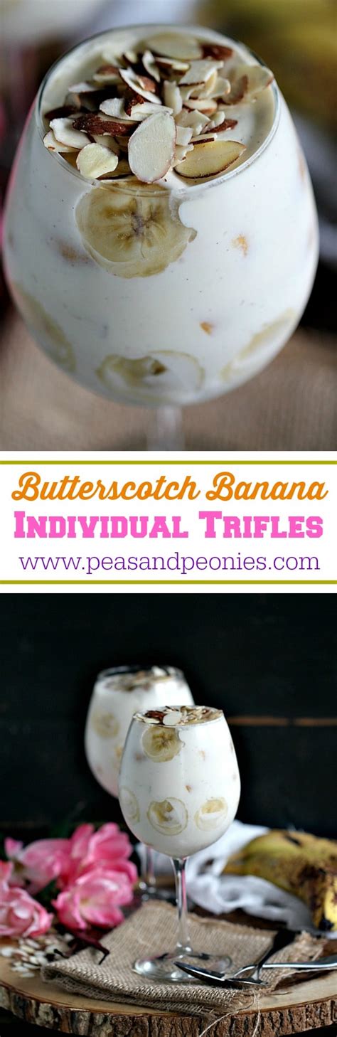 Butterscotch Banana Trifle - No Bake - Sweet and Savory Meals