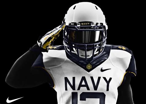 Navy Midshipmen uniforms for 2012 Army-Navy Game via Nike. This might ...