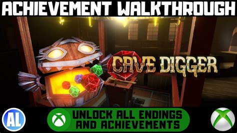 Cave Digger #Xbox Achievement Walkthrough - All Endings/Achievements - YouTube