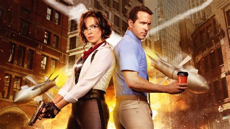 1366x768 Jodie Comer and Ryan Reynolds Free Guy 1366x768 Resolution ...