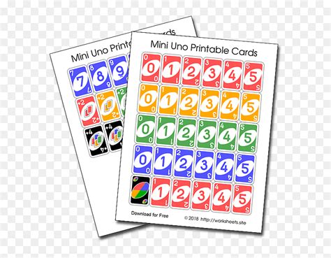 Pdf Printable Uno Cards, HD Png Download - vhv