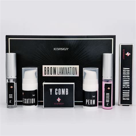 Iconsign Super Big Black Brow Lamination Kit For Beauty Salon Conference