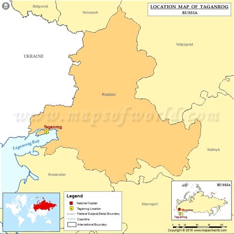 Where is Taganrog | Location of Taganrog in Russia Map