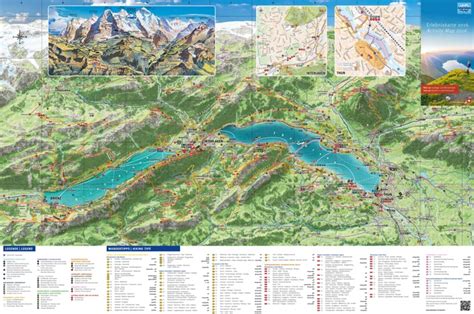 Interlaken tourist map - Ontheworldmap.com