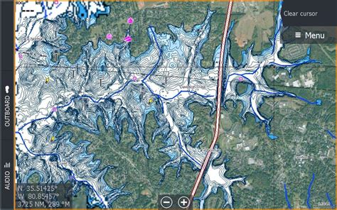 C-MAP Reveal Lake Charts with Shaded Relief & Custom Depth Shading ...