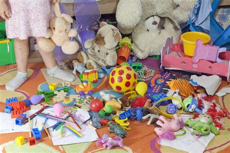 Messy kids room with toys — Stock Photo © udra #12002178