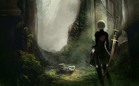 "nier automata fanart" - by momokurigohan01 : r/nier