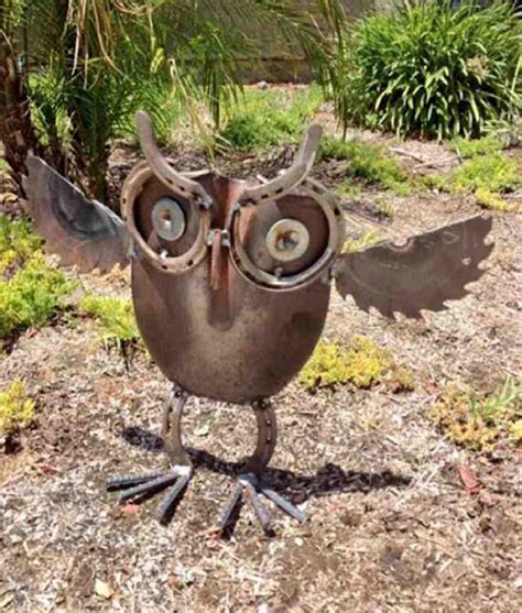 The Art Of Up-Cycling: Scrap Metal Yard Art - Scrap Metal Recycling Ideas