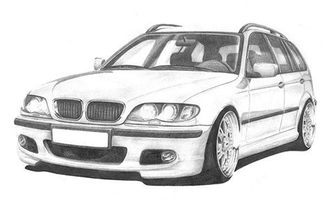 BMW drawings on Behance | Bmw sketch, Bmw art, Car drawings