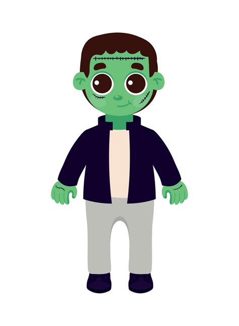 halloween frankenstein character 11143515 Vector Art at Vecteezy