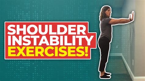 Shoulder Instability: Loose Shoulder Joint Exercises to Stabilize - YouTube