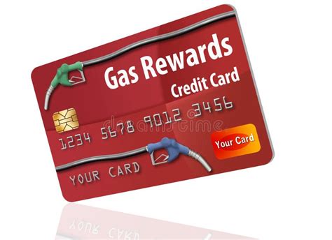 This is a Generic Gasoline Rewards Credit Card. Stock Illustration ...