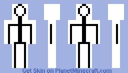 The Stickman Minecraft Skin