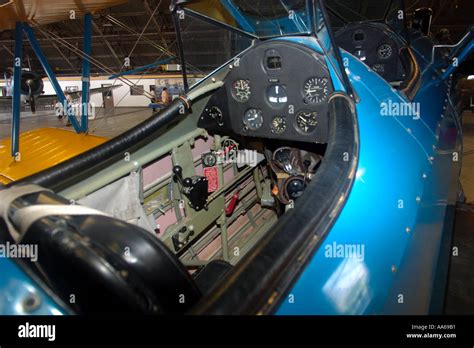 Stearman Biplane Cockpit Detail Stock Photo: 682417 - Alamy