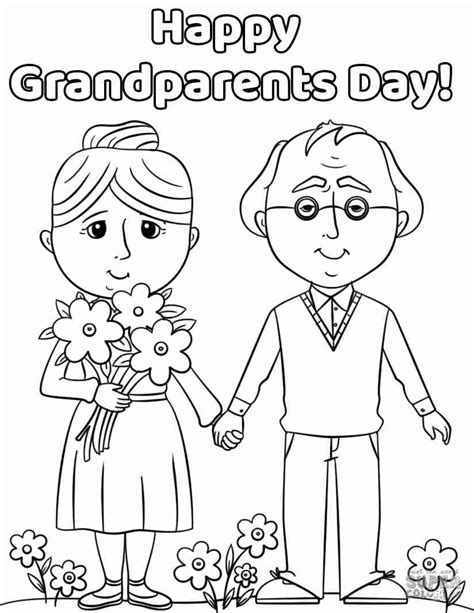 Happy Grandparents Day Coloring Pages - Free Printable Coloring Pages