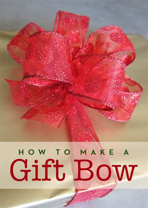 How to Make a Gift Bow - Adventures of a Sick Chick