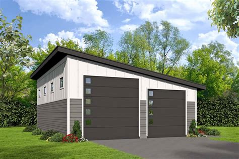 Lift-Friendly Modern RV Garage - 68500VR | Architectural Designs ...