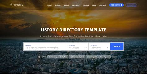 Free Business Directory Template – PARAHYENA