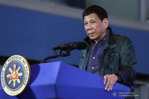 President Rodrigo Roa Duterte delivers his speech during the Pur - PTV News