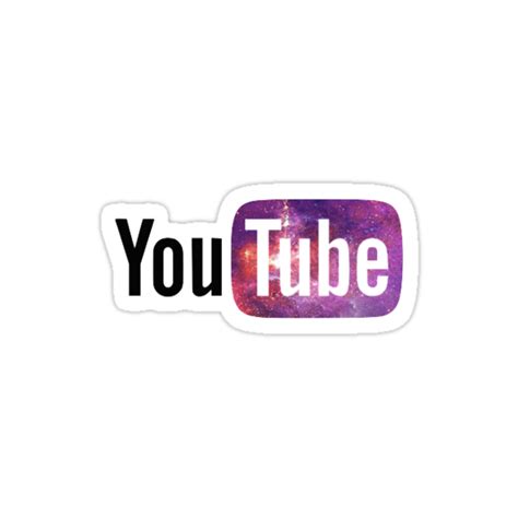 "YouTube Logo" Stickers by elizzyfizzy | Redbubble