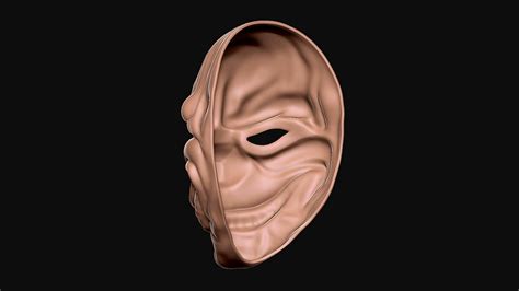 Chains Mask - Payday 2 3D Model by blackstar90