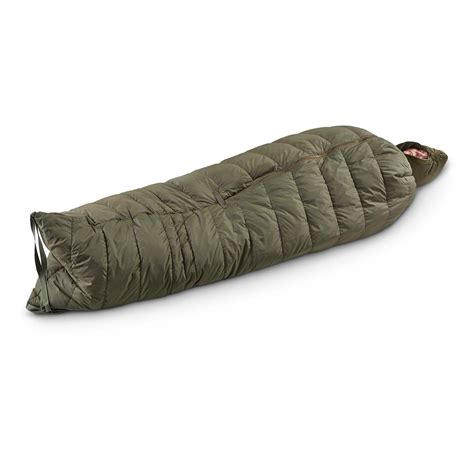 US Military Surplus 4pc Down Filled Extreme Cold Weather Sleeping Bag ...