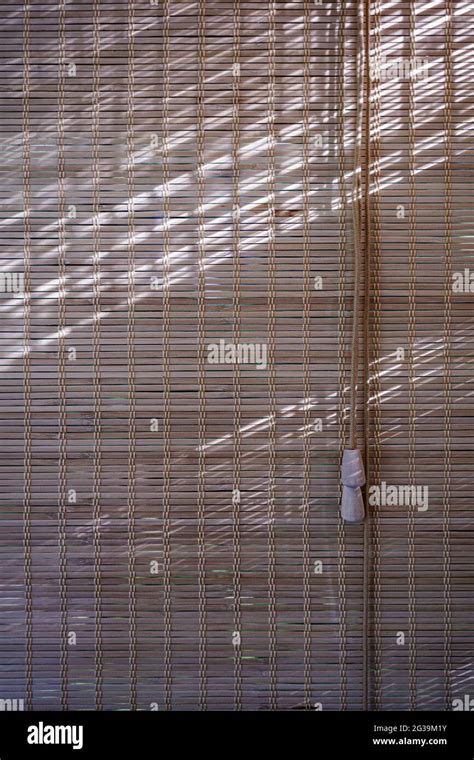 Vertical shot of bamboo blinds Stock Photo - Alamy