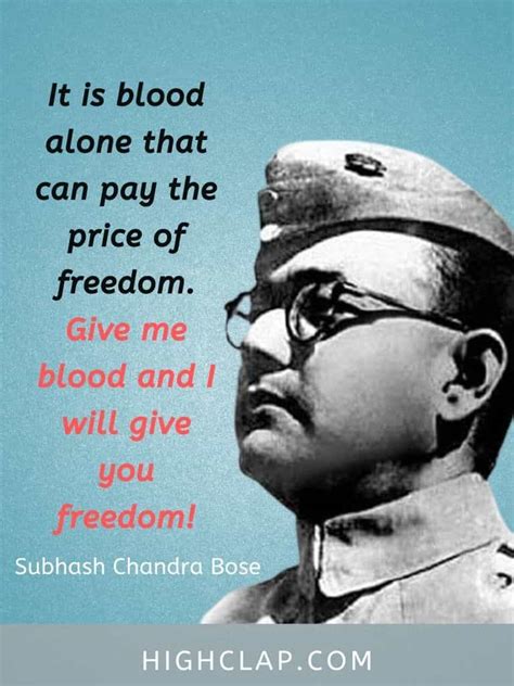 65+ Best Netaji Subhash Chandra Bose Quotes And Slogans