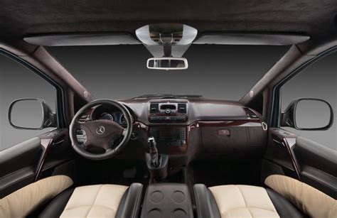 Luxury 4 Rich: Mercedes-Benz Vito gets a jet-inspired interior by Vilner