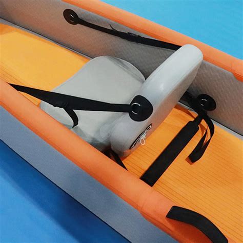 Inflatable Kayak Backrest and Seat Back Support Comfortable Adjustable ...