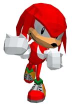 Sonic The Fighters - Knuckles the Echidna - Gallery - Sonic SCANF