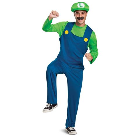 Nintendo Super Mario Bros. Luigi Classic Volwassene Kostuum - Feestwinkel.be - Dé grootste ...