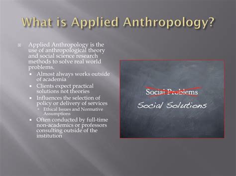 PPT - Applied Anthropology PowerPoint Presentation, free download - ID ...