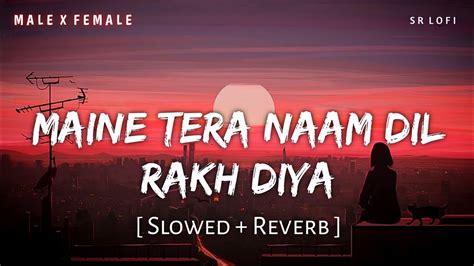 Maine Tera Naam Dil Rakh Diya (Slowed + Reverb) | Raghav Chaitanya ...