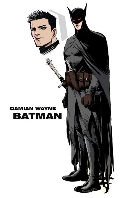 Damian Wayne Batman, design by me : r/batman