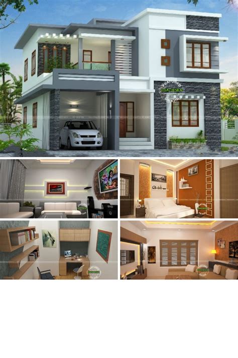 Contemporary Two Story Residence with Interior Design Concepts