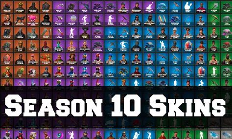 Fortnite Season 10 Skins - All Fortnite Season 10 Outfits & Skins