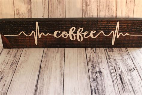 Coffee Bar Sign - Rustic Coffee Sign - Coffee Bar - Coffee Sign - Coffee Bar Decor - Wood Coffee ...