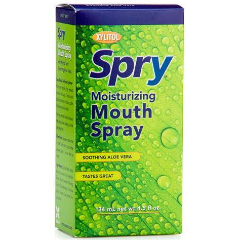 Moisturizing Mouth SPRAY DRY MOUTH Relief SPRY 4.5 Fl Oz Xylitol Sweetened 700596000551 | eBay