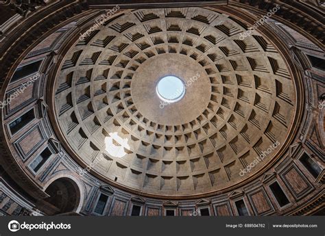 Rome Italy November 2023 Interior View Magnificent Ancient Roman Temple ...