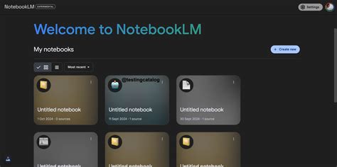 Notebook-LM overhaul in development, adds ListView and sorting